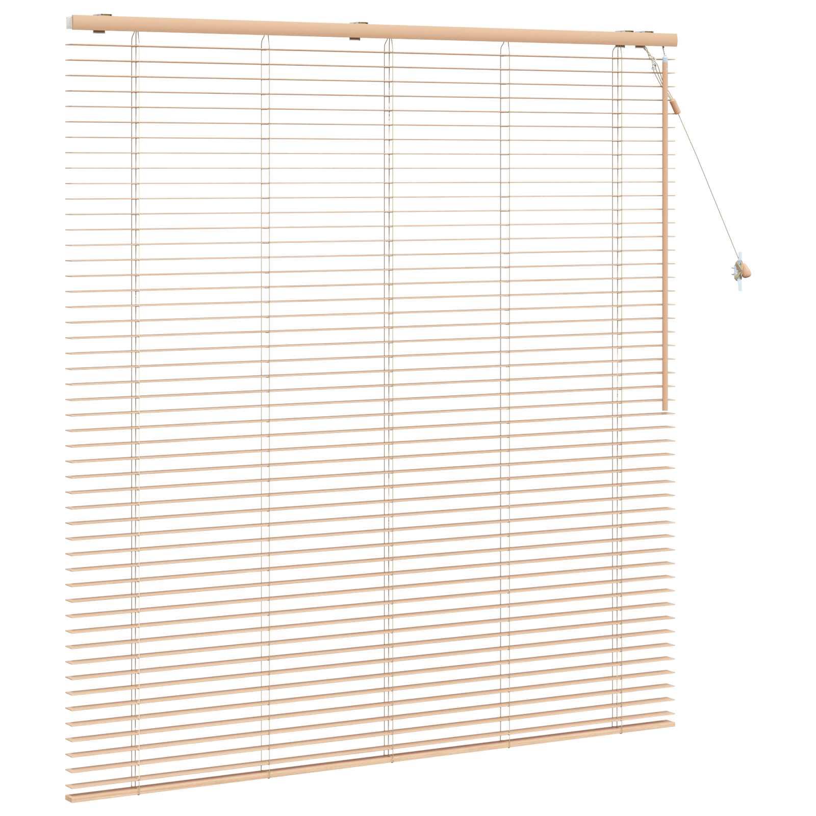 Jaloezie Eiken Look 150 x 160 cm 35 mm Massief Paulowniahout image 3