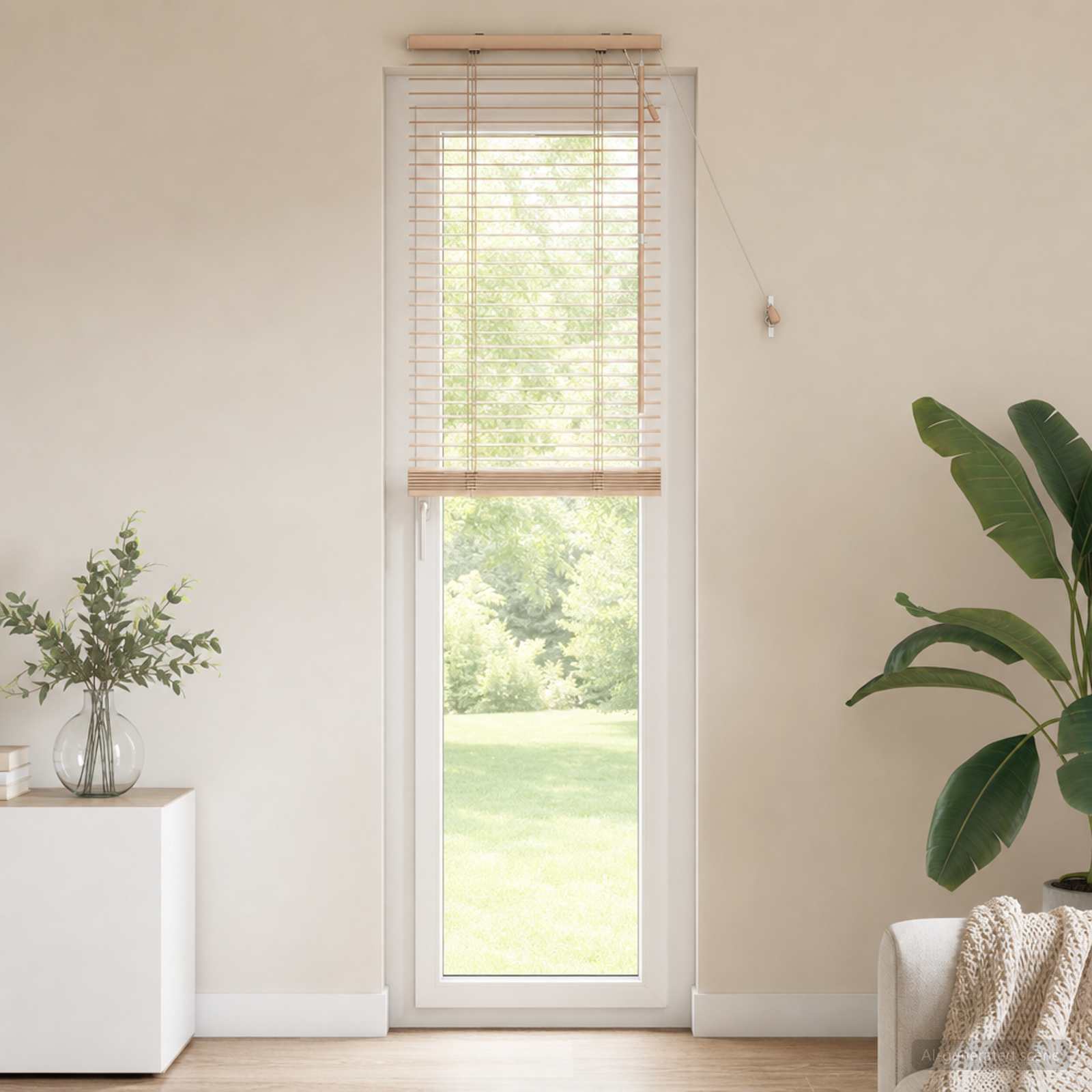 vidaXL Venezia-verho Tammi-ilme 55 x 250 cm 35 mm