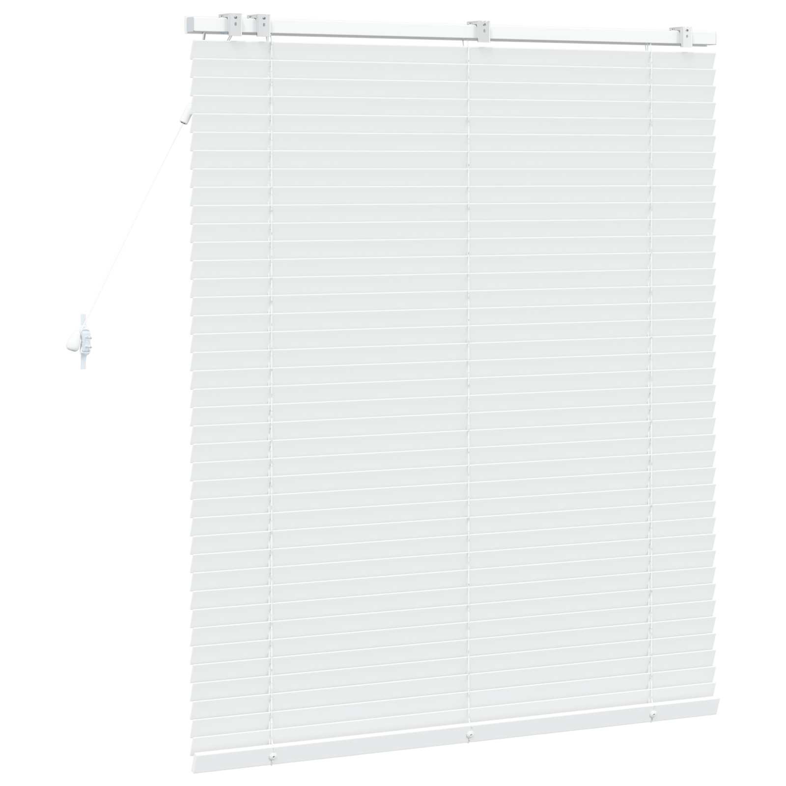 Jaloezie Wit 115 x 130 cm 35 mm Massief Paulowniahout image 4