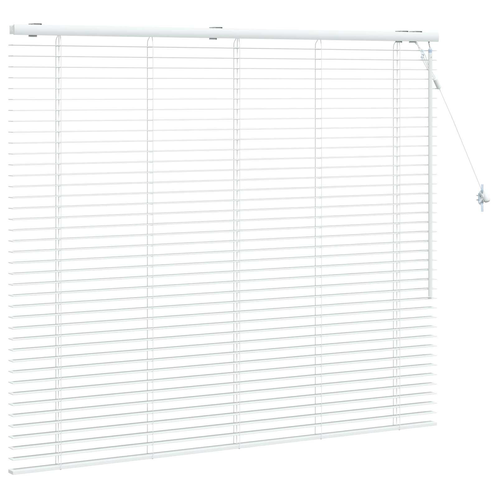 Jaloezie Wit 155 x 130 cm 35 mm Massief Paulowniahout image 3