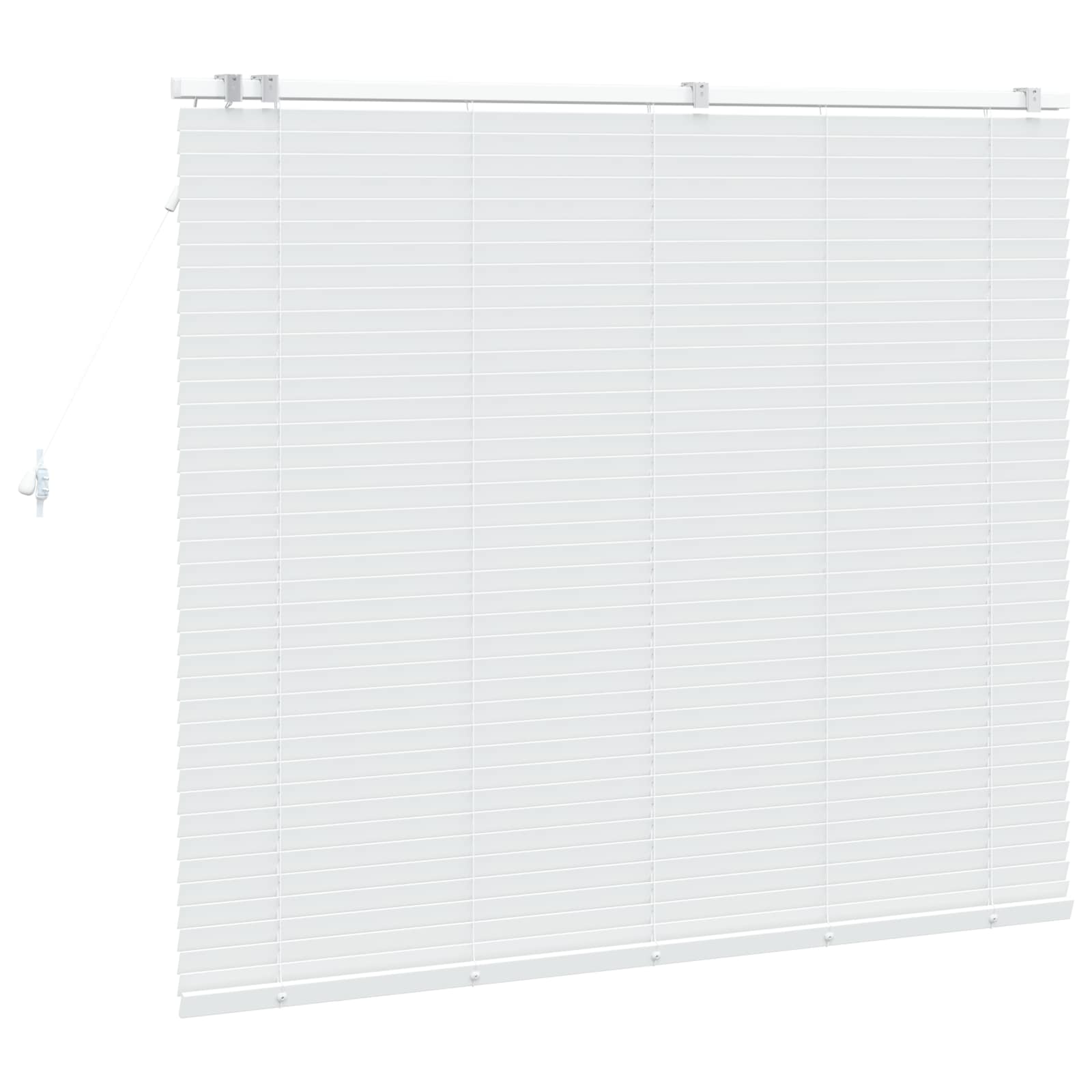 Jaloezie Wit 160 x 130 cm 35 mm Massief Paulowniahout image 4