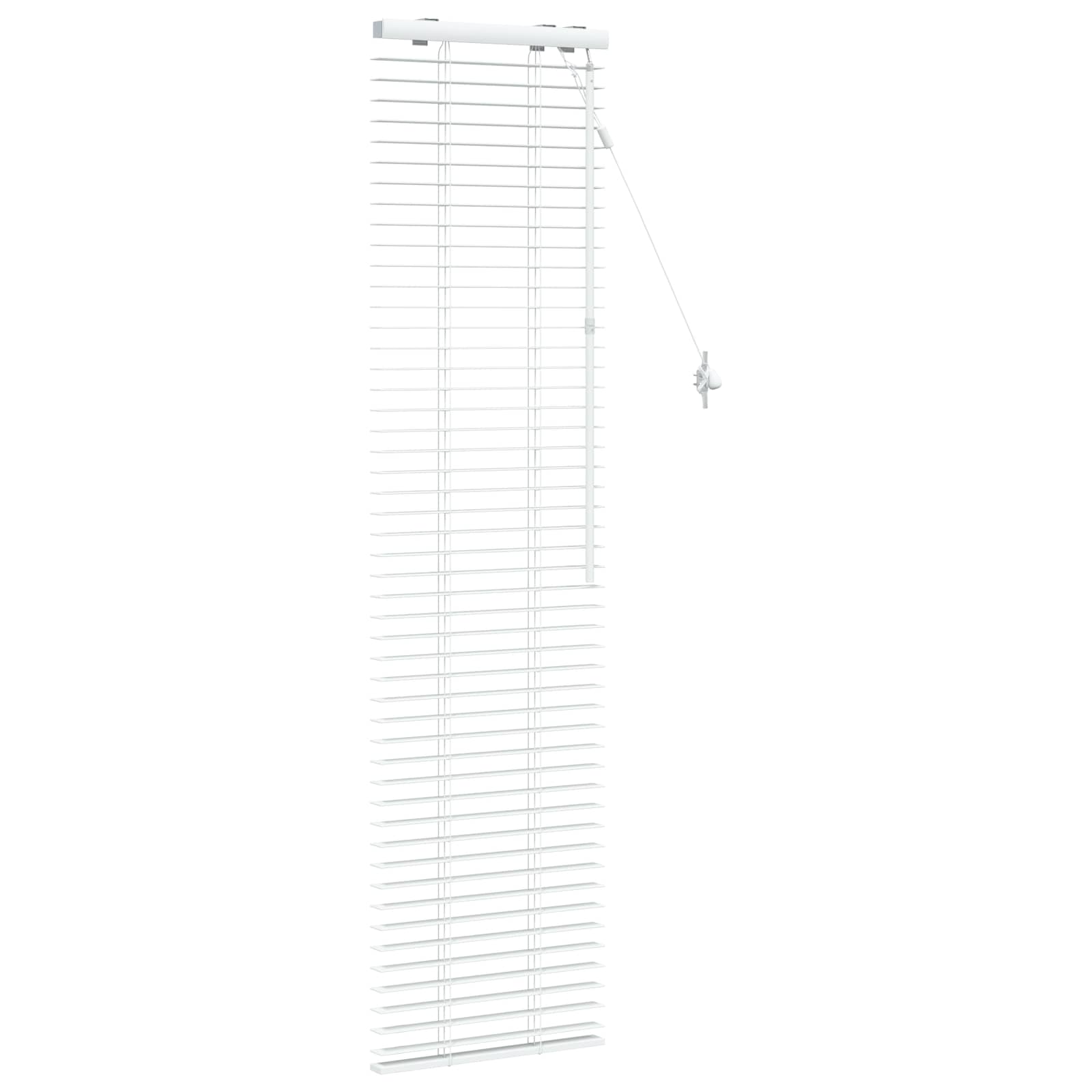 Jaloezie Wit 45 x 160 cm 35 mm Massief Paulowniahout image 3