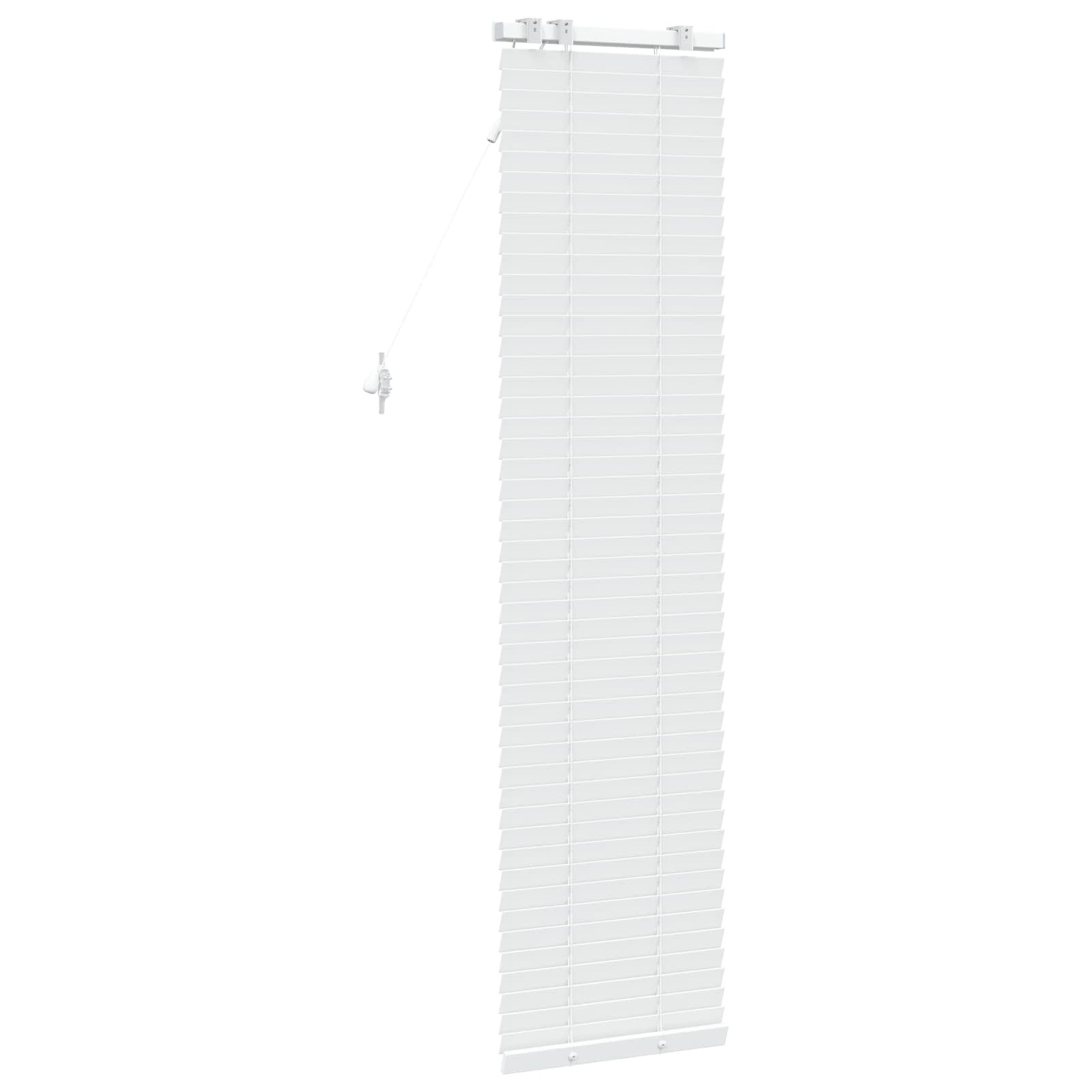 Jaloezie Wit 50 x 160 cm 35 mm Massief Paulowniahout image 4
