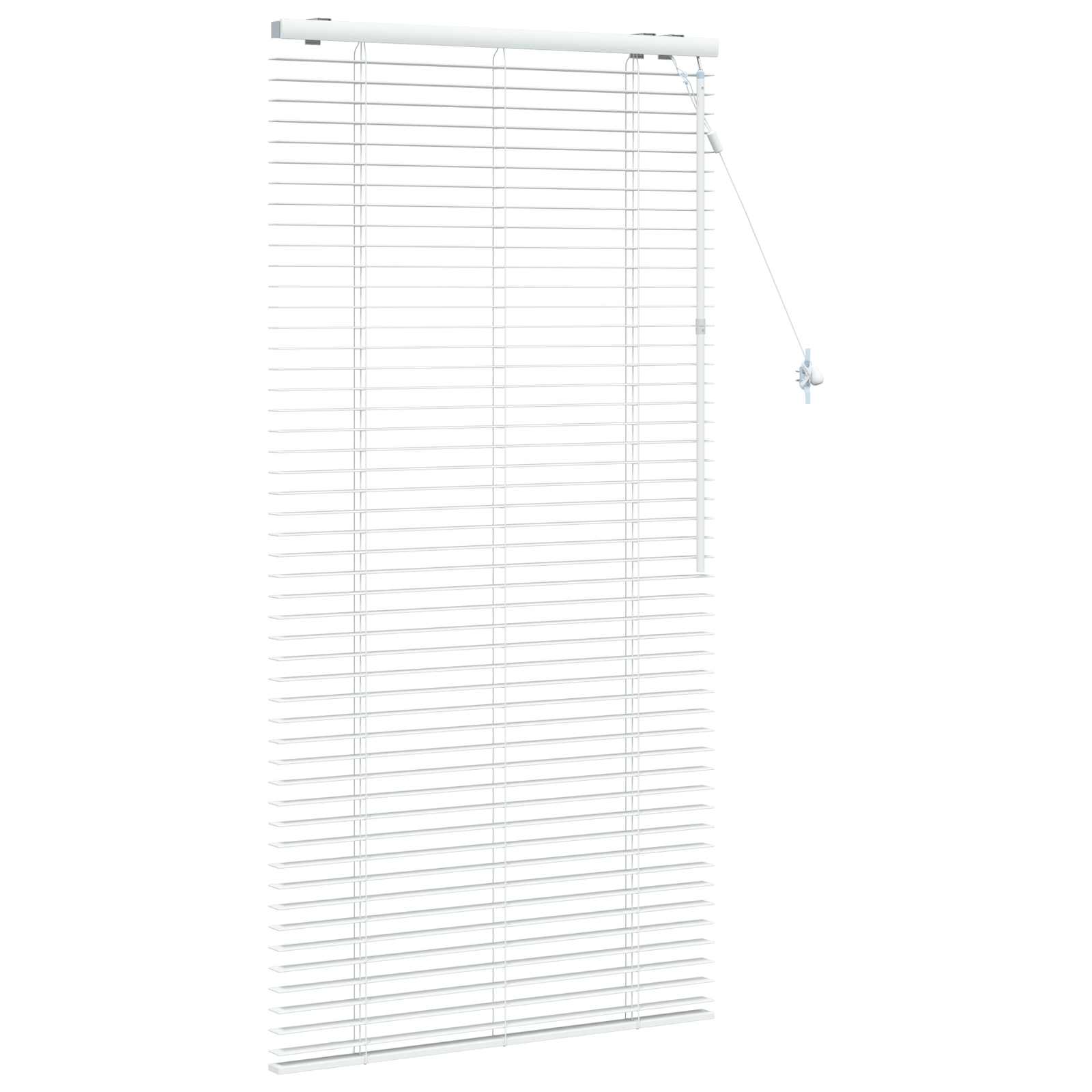 Jaloezie Wit 75 x 160 cm 35 mm Massief Paulowniahout image 3