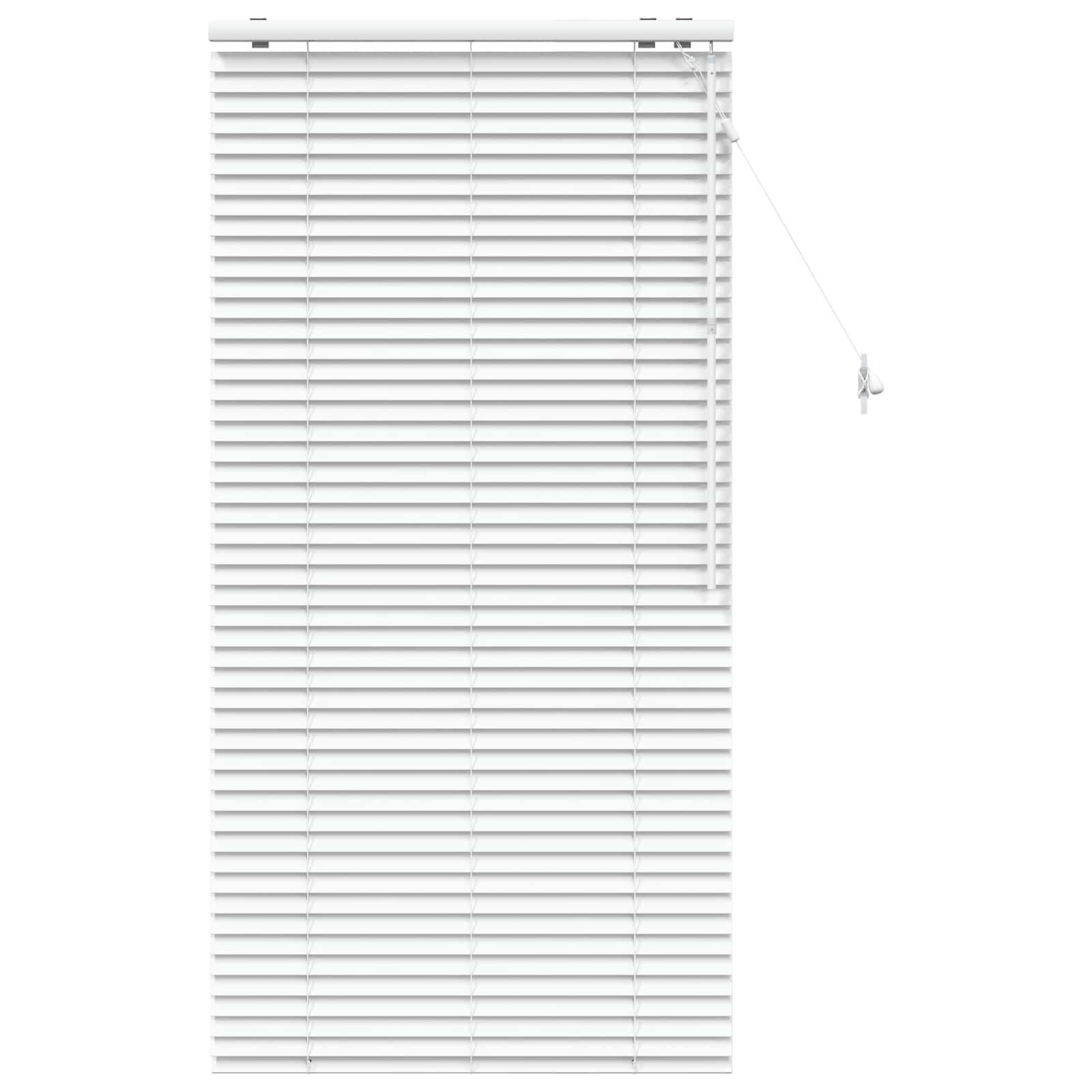 Jaloezie Wit 75 x 160 cm 35 mm Massief Paulowniahout image 2