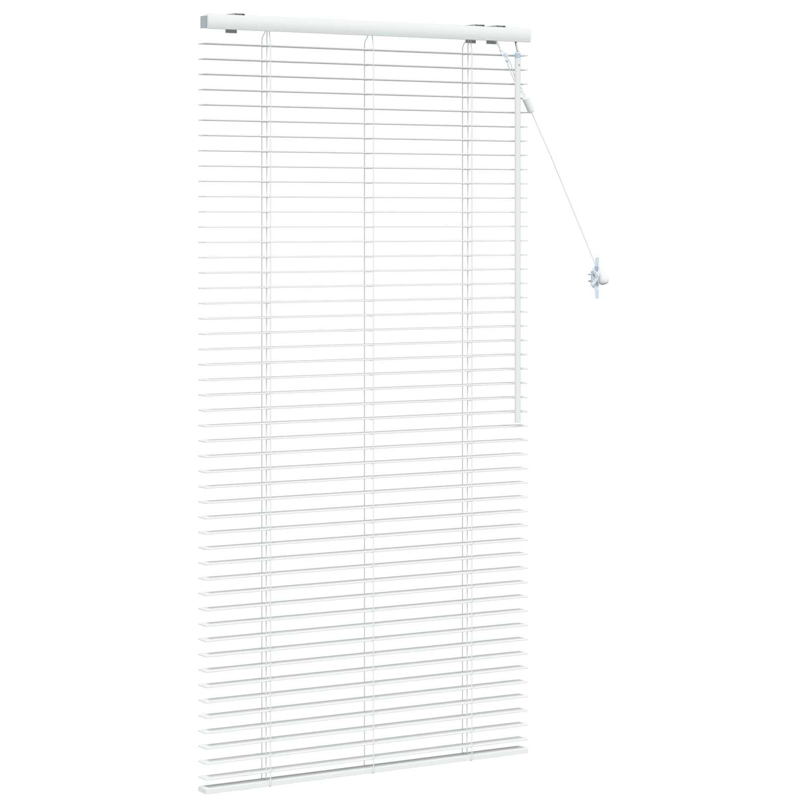 Jaloezie Wit 85 x 160 cm 35 mm Massief Paulowniahout image 3