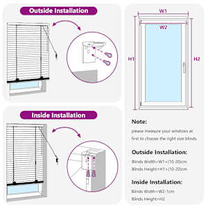 Venet školní žaluzie Bílá 95 x 160 cm 35 mm Masivní paulovnie - obrázek 10