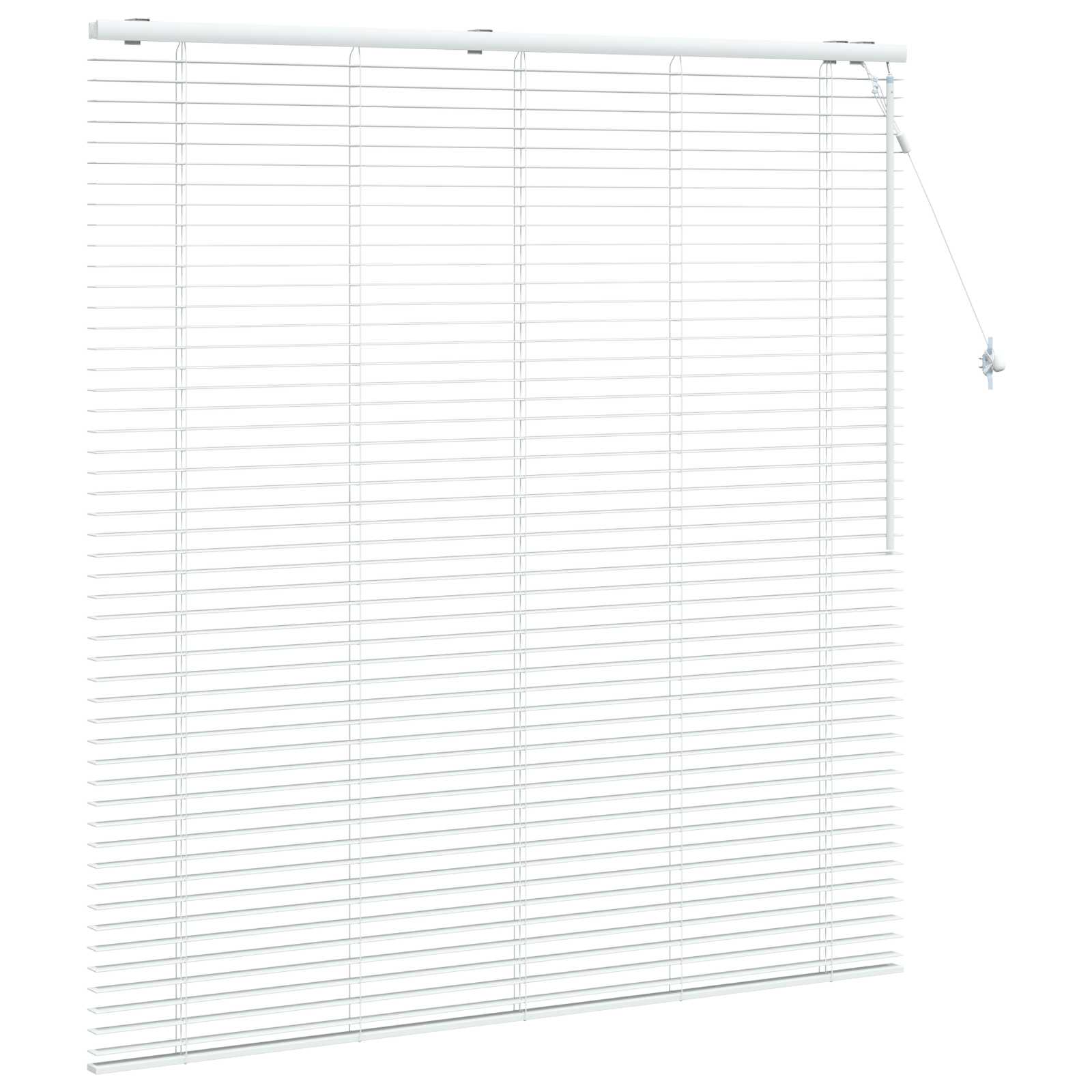 Jaloezie Wit 160 x 160 cm 35 mm Massief Paulowniahout image 3