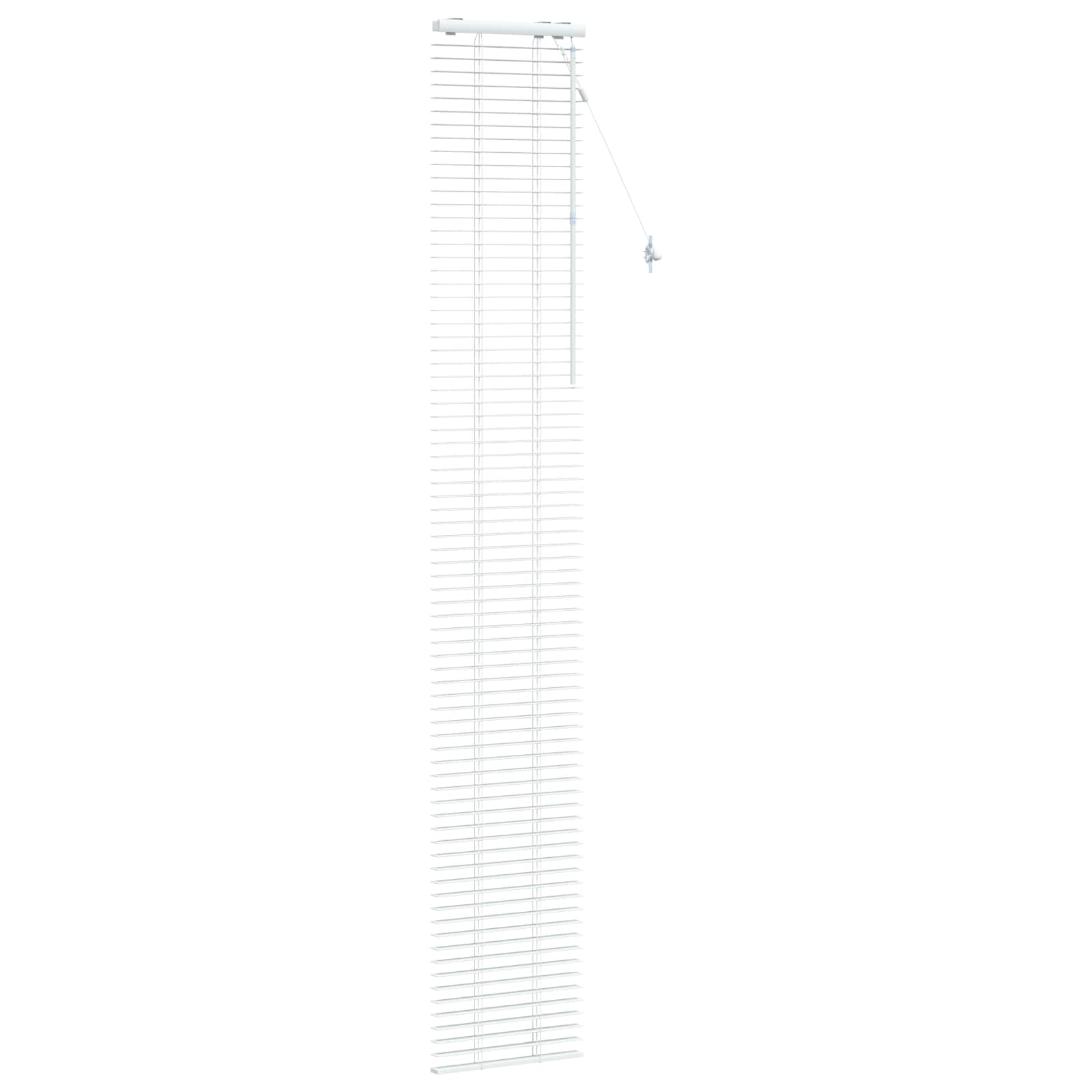 Jaloezie Wit 40 x 250 cm 35 mm Massief Paulowniahout image 3