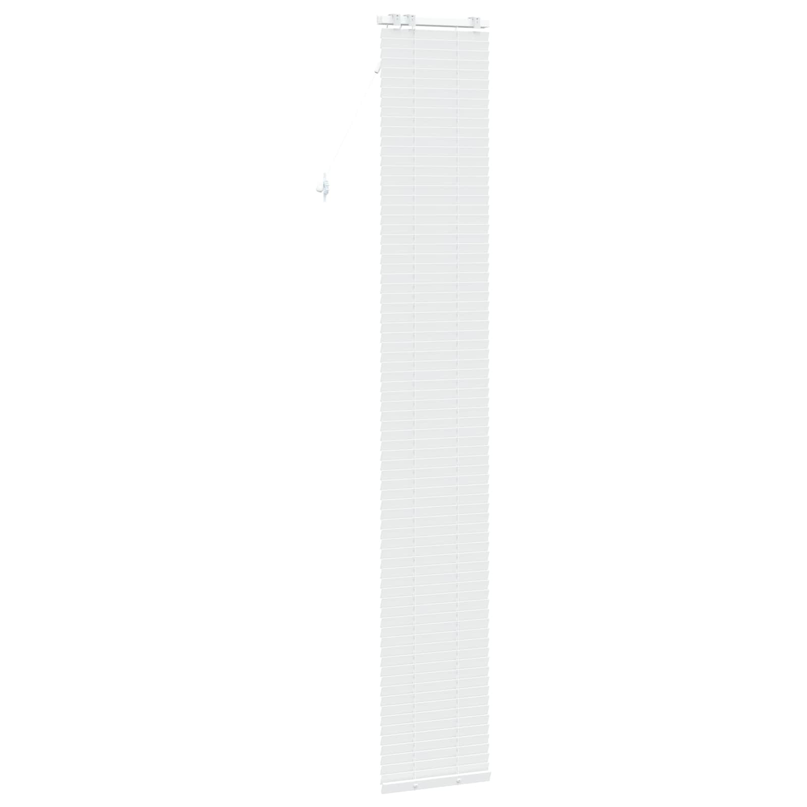 Jaloezie Wit 40 x 250 cm 35 mm Massief Paulowniahout image 4