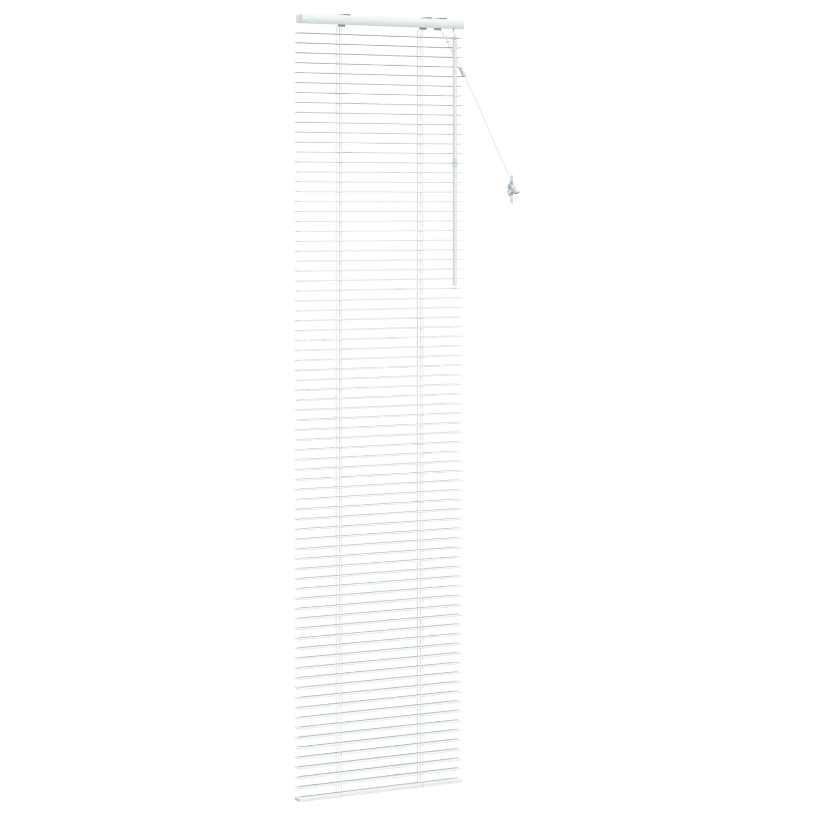 Jaloezie Wit 60 x 250 cm 35 mm Massief Paulowniahout image 3