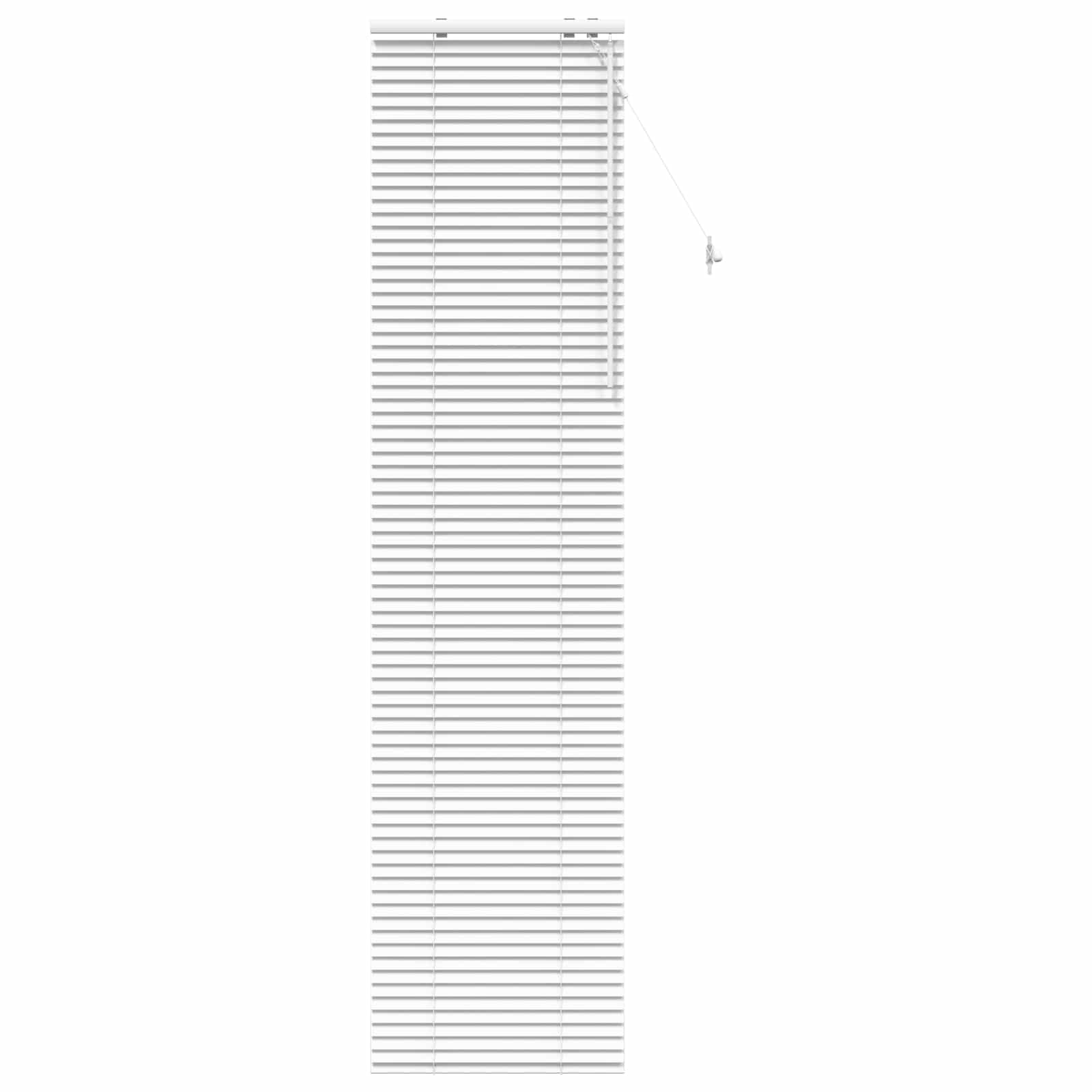 Jaloezie Wit 60 x 250 cm 35 mm Massief Paulowniahout image 2