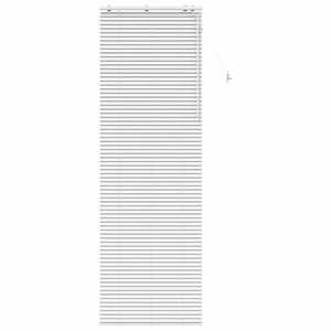vidaXL Veneetsia rulo Valge 80 x 250 cm 35 mm Massiivne Paulownia puit