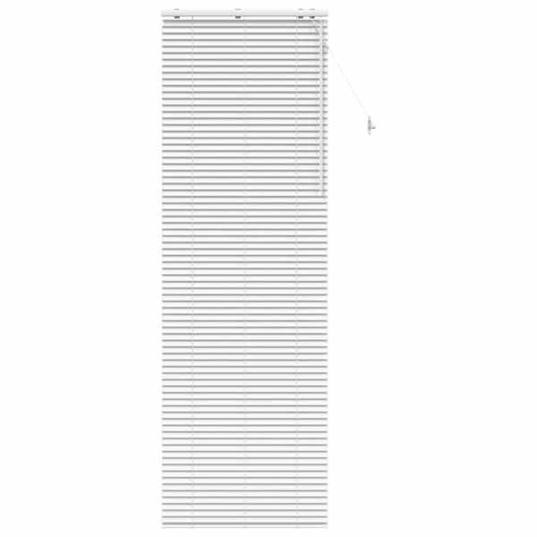 vidaXL Veneetsia rulo Valge 90 x 250 cm 35 mm Massiivne Paulownia puit