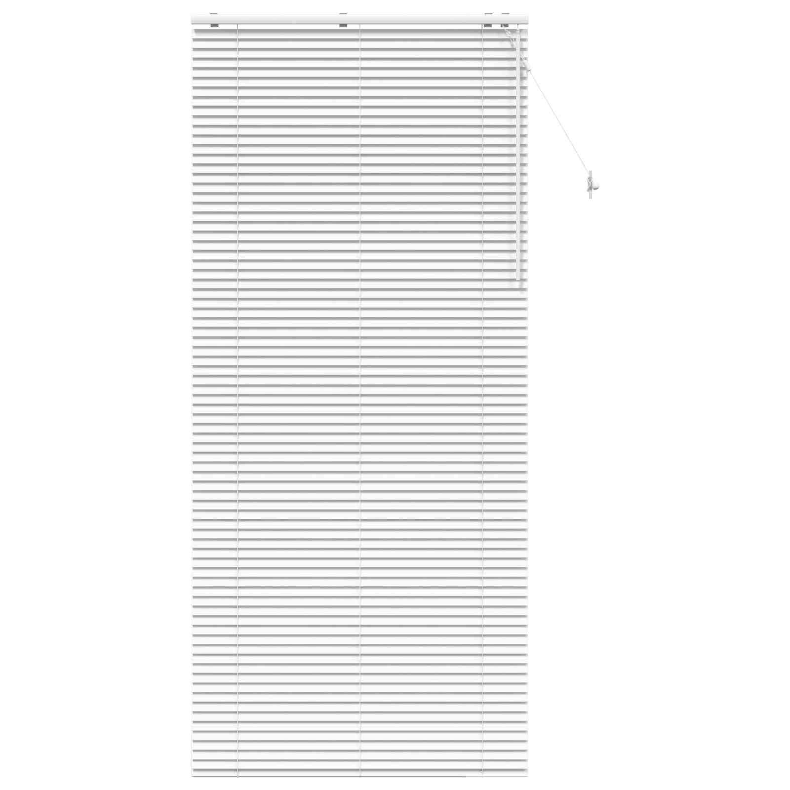 vidaXL Žalúzia Biela 105 x 250 cm 35 mm Masívne Paulownia drevo