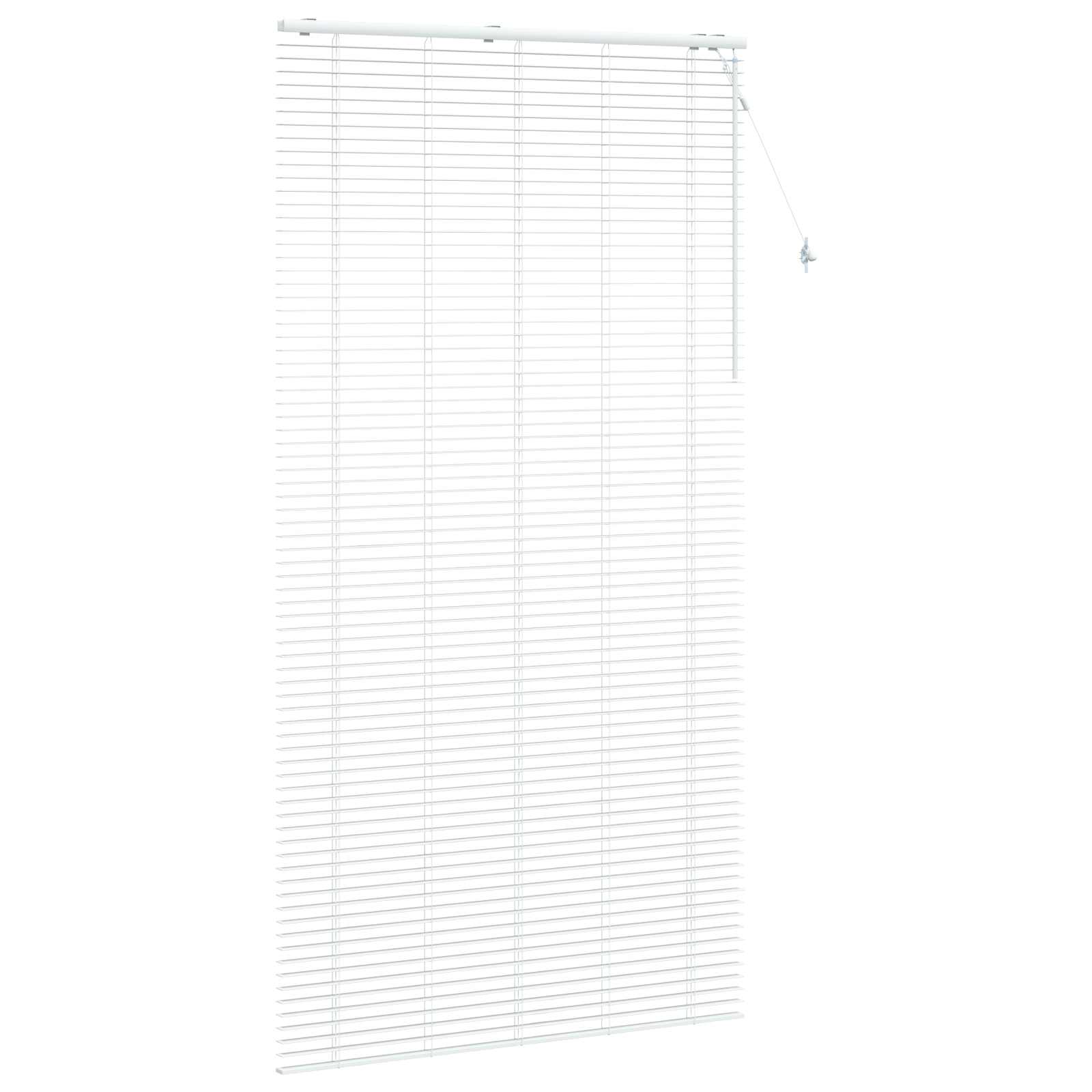 Jaloezie Wit 135 x 250 cm 35 mm Massief Paulowniahout image 3