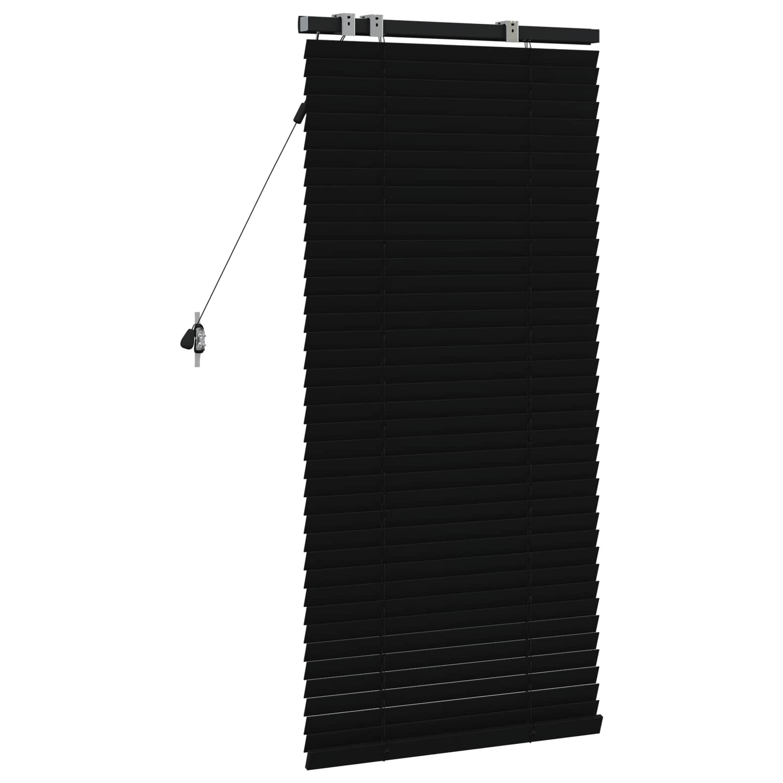 Jaloezie Zwart 55 x 130 cm 35 mm Massief Paulowniahout image 4