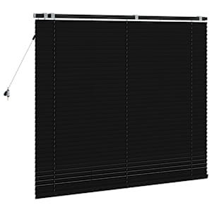 Venet školní žaluzie Černá 155 x 130 cm 35 mm Masivní paulovnie - obrázek 4