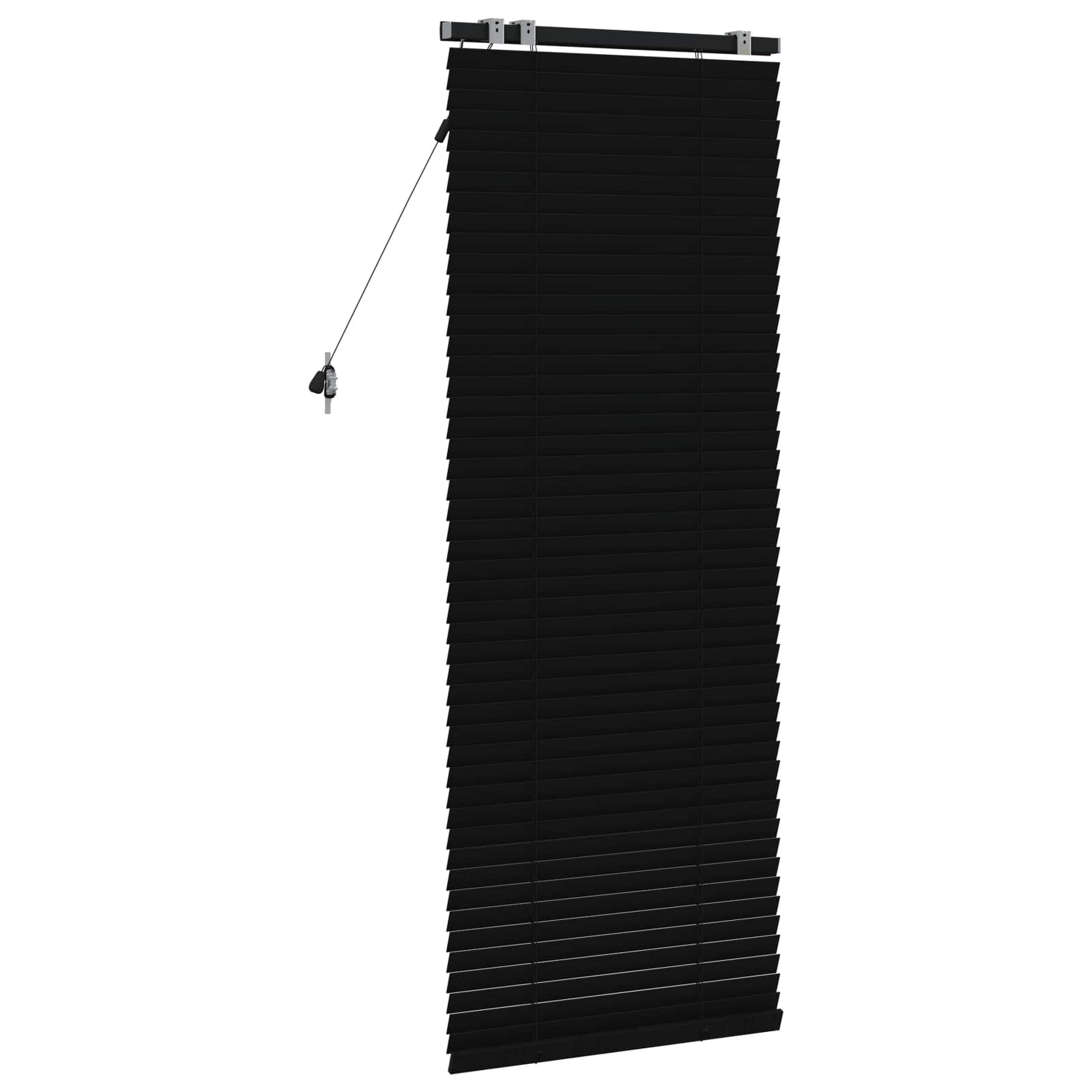 Jaloezie Zwart 55 x 160 cm 35 mm Massief Paulowniahout image 4