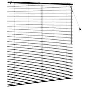 Venet školní žaluzie Černá 160 x 160 cm 35 mm Masivní paulovnie - obrázek 3