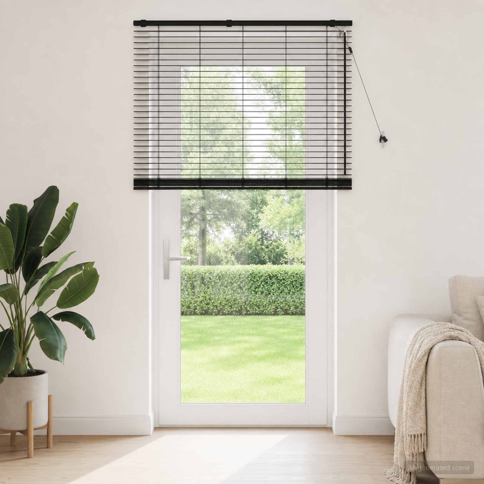 Tenda Veneziana Nero 135 x 250 cm 35 mm - immagine prodotto