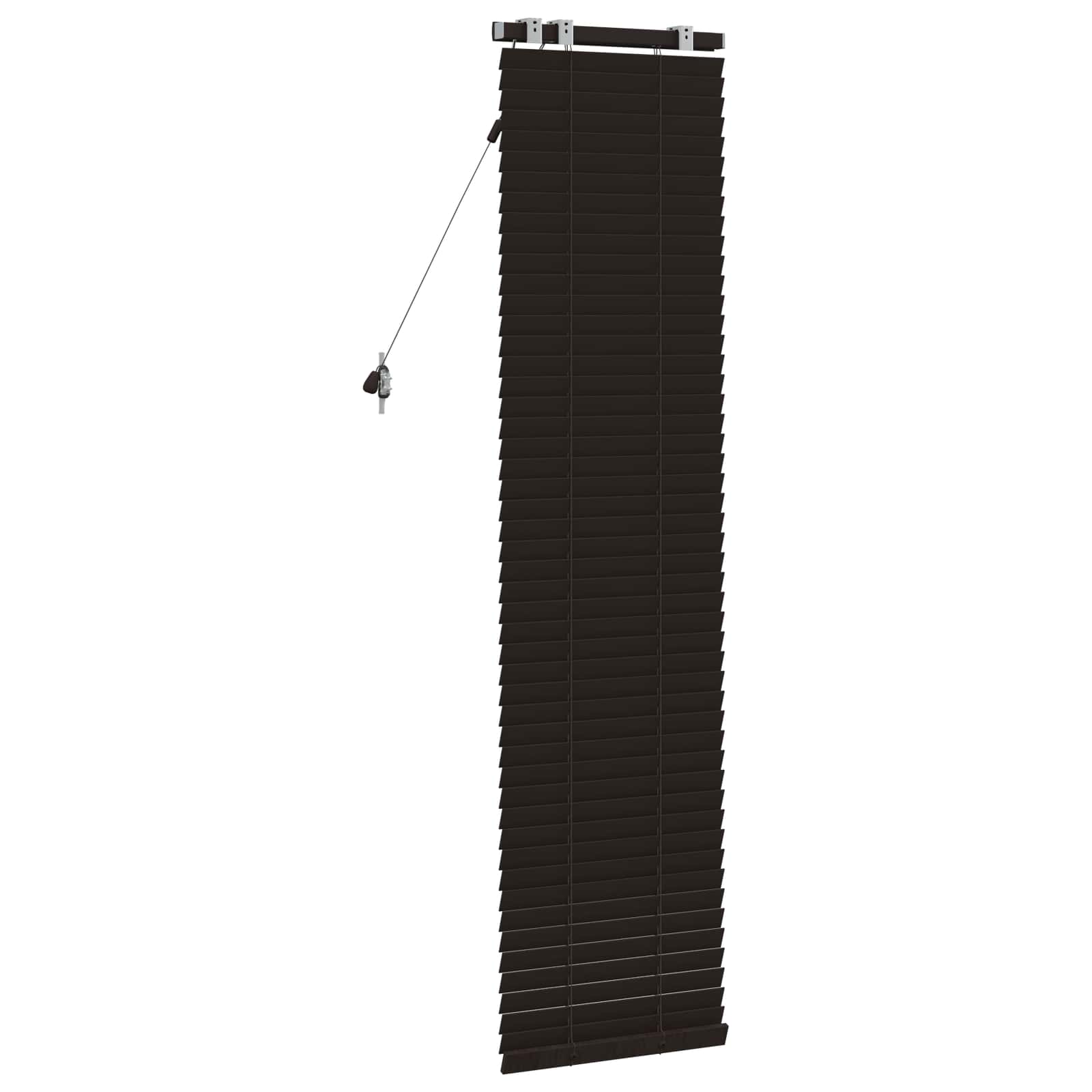 Jaloezie Donkerbruin 40 x 160 cm 35 mm Massief Paulowniahout image 4