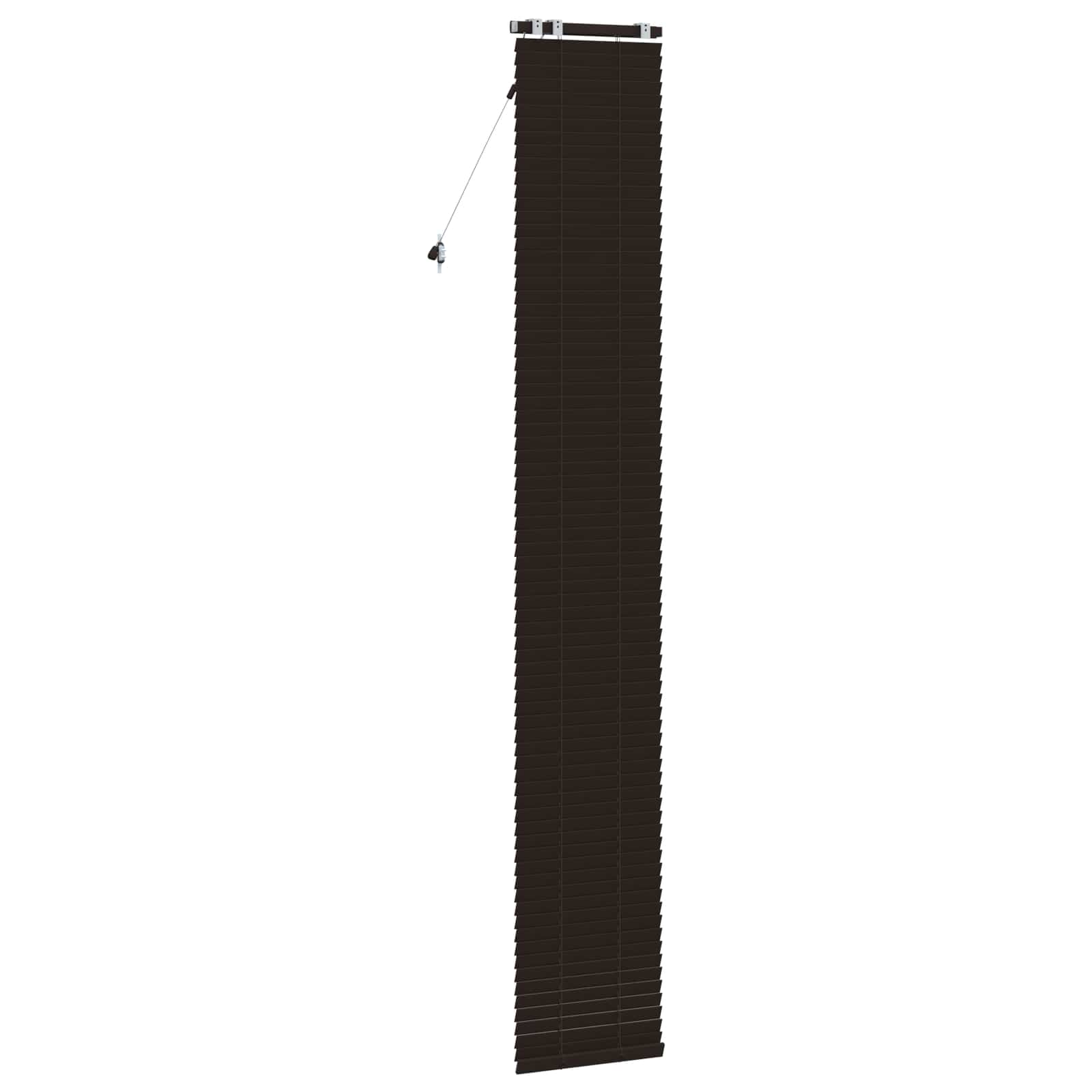 Jaloezie Donkerbruin 45 x 250 cm 35 mm Massief Paulowniahout image 4