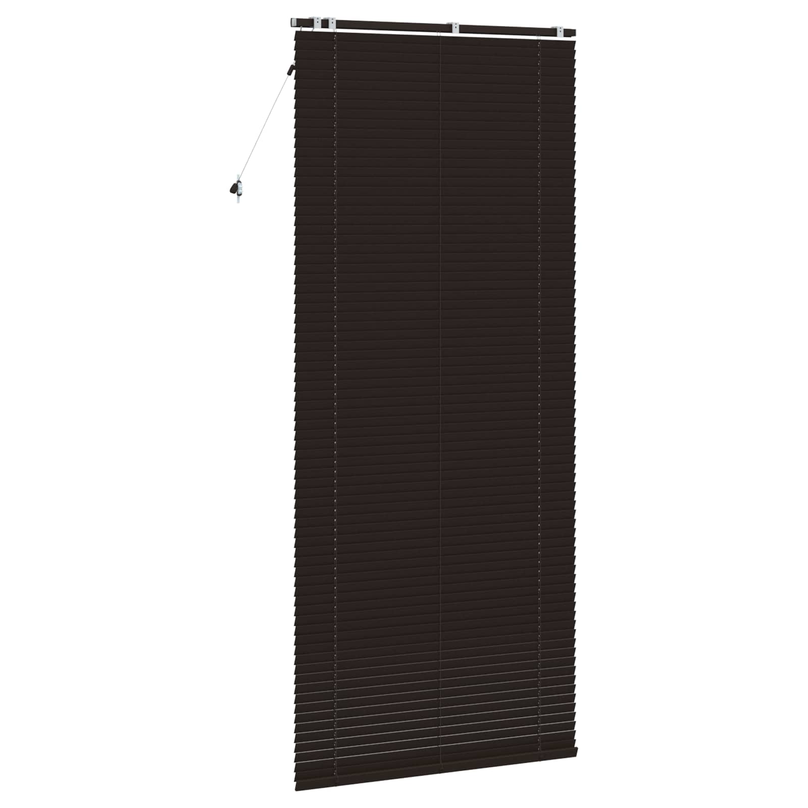 Jaloezie Donkerbruin 100 x 250 cm 35 mm Massief Paulowniahout image 4