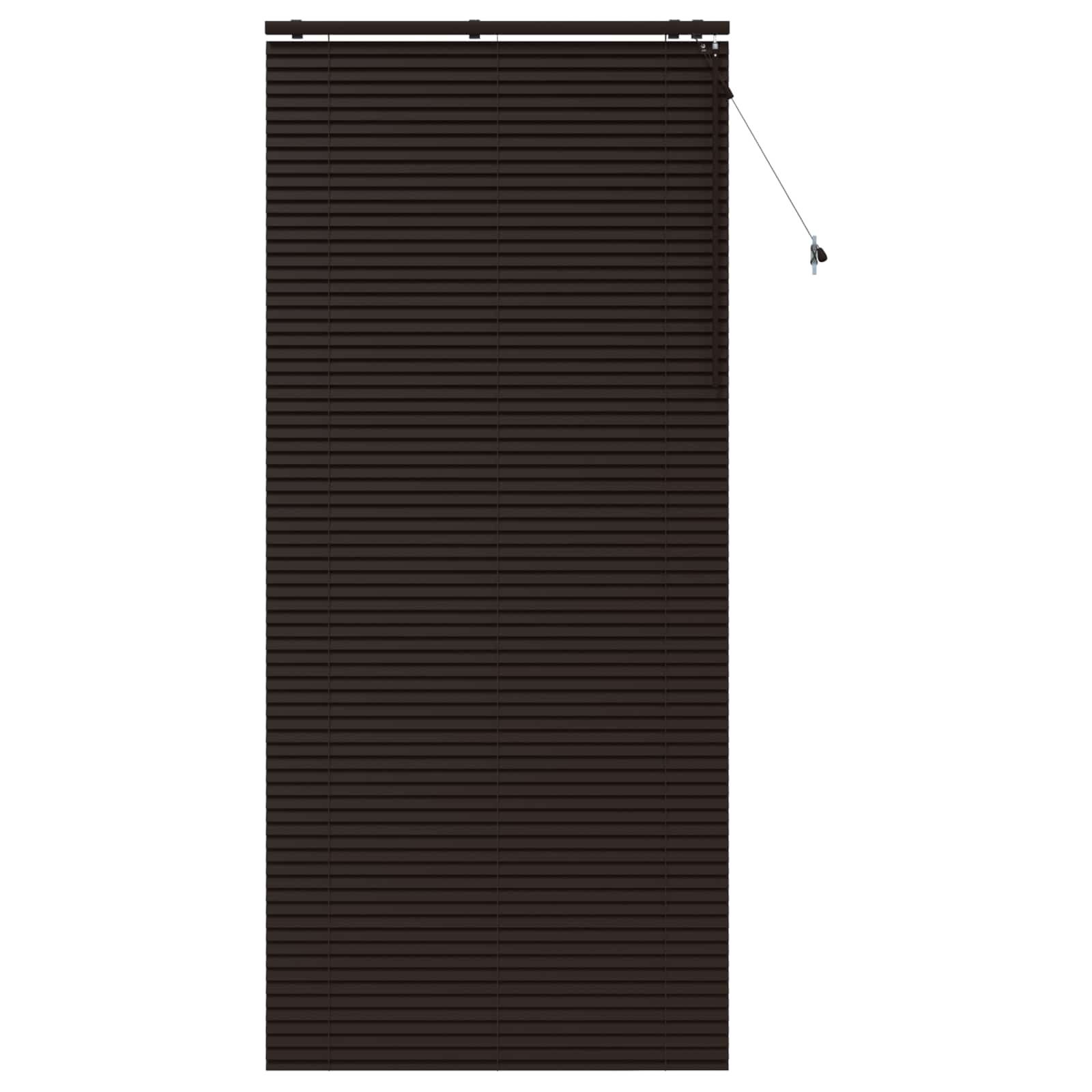 Jaloezie Donkerbruin 115 x 250 cm 35 mm Massief Paulowniahout image 2