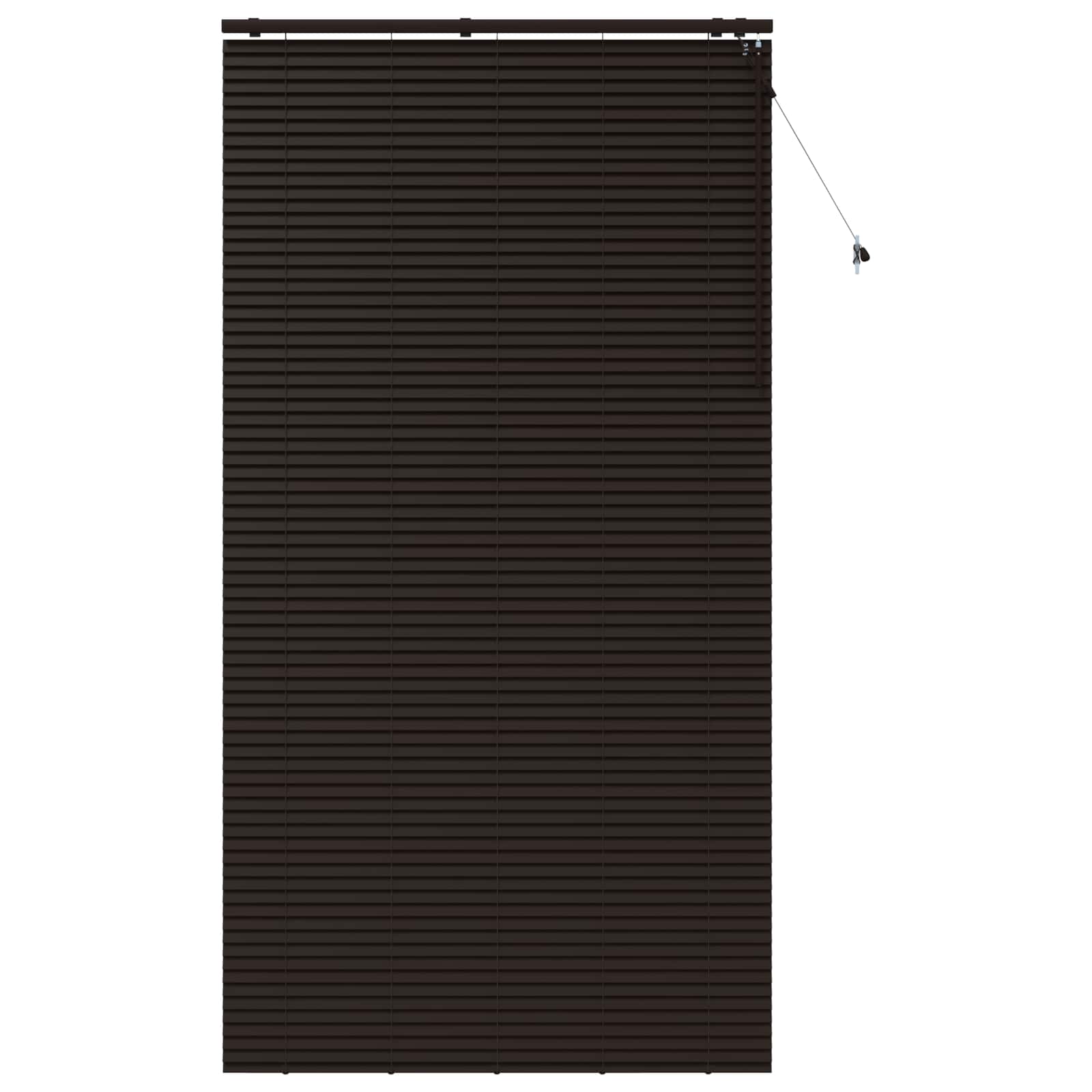 Jaloezie Donkerbruin 140 x 250 cm 35 mm Massief Paulowniahout image 2