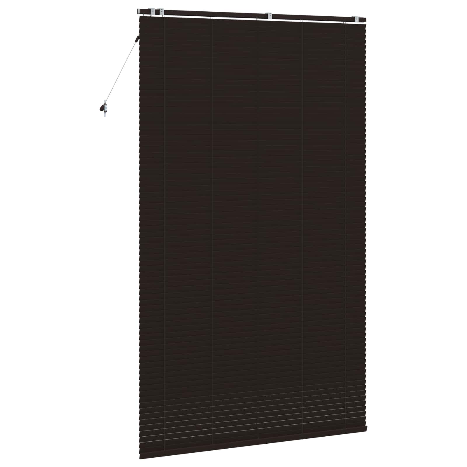 Jaloezie Donkerbruin 150 x 250 cm 35 mm Massief Paulowniahout image 4
