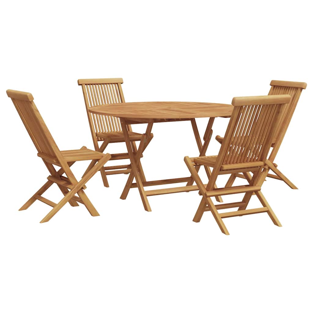 Piharuokailu setti 5 pcs Ruskea Täysi Tiikki