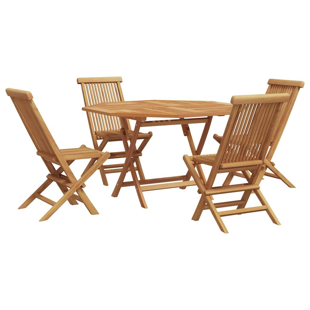 Piharuokailu setti 5 pcs Ruskea Täysi Tiikki
