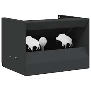 Škatla za ujetje krogle Črna 29 x 22 x 20 cm Jeklo