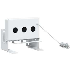 Biatlonski cilj s podiranjem Bela 18 x 14,5 x 16 cm Jeklo