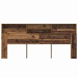 Čelo postele se skříňkou s čelo Staré dřevo 220 x 19 x 101,5 cm - obrázek 5
