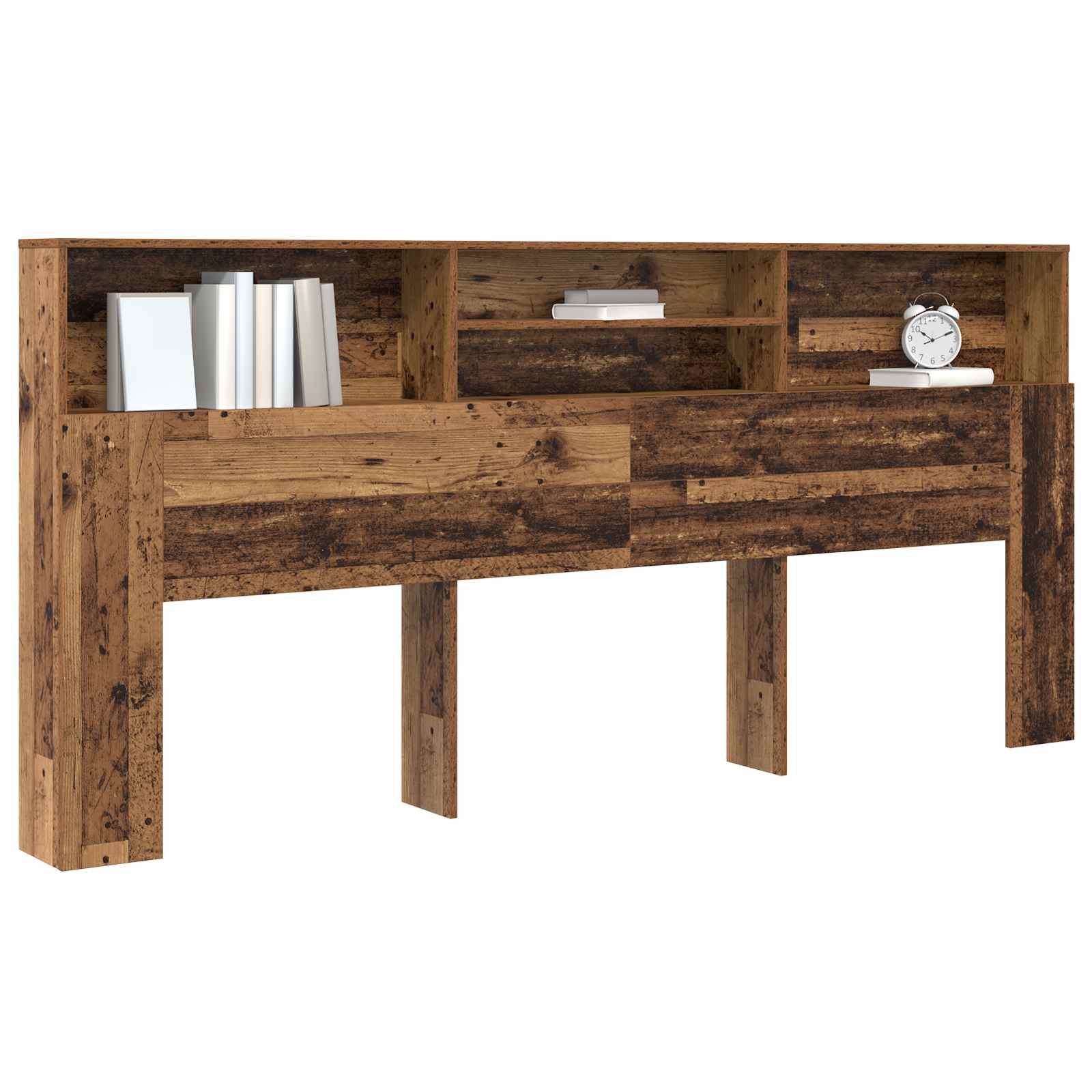 Posteljna glava Star les 220 x 19 x 101,5 cm Konstruiran les - slika 3