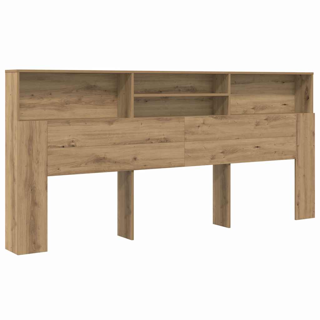  vidaXL Fejhajtó szekrény kézműves tölgy 220 x 19 x 101.5 cm Faanyag akciós termékkép 1
