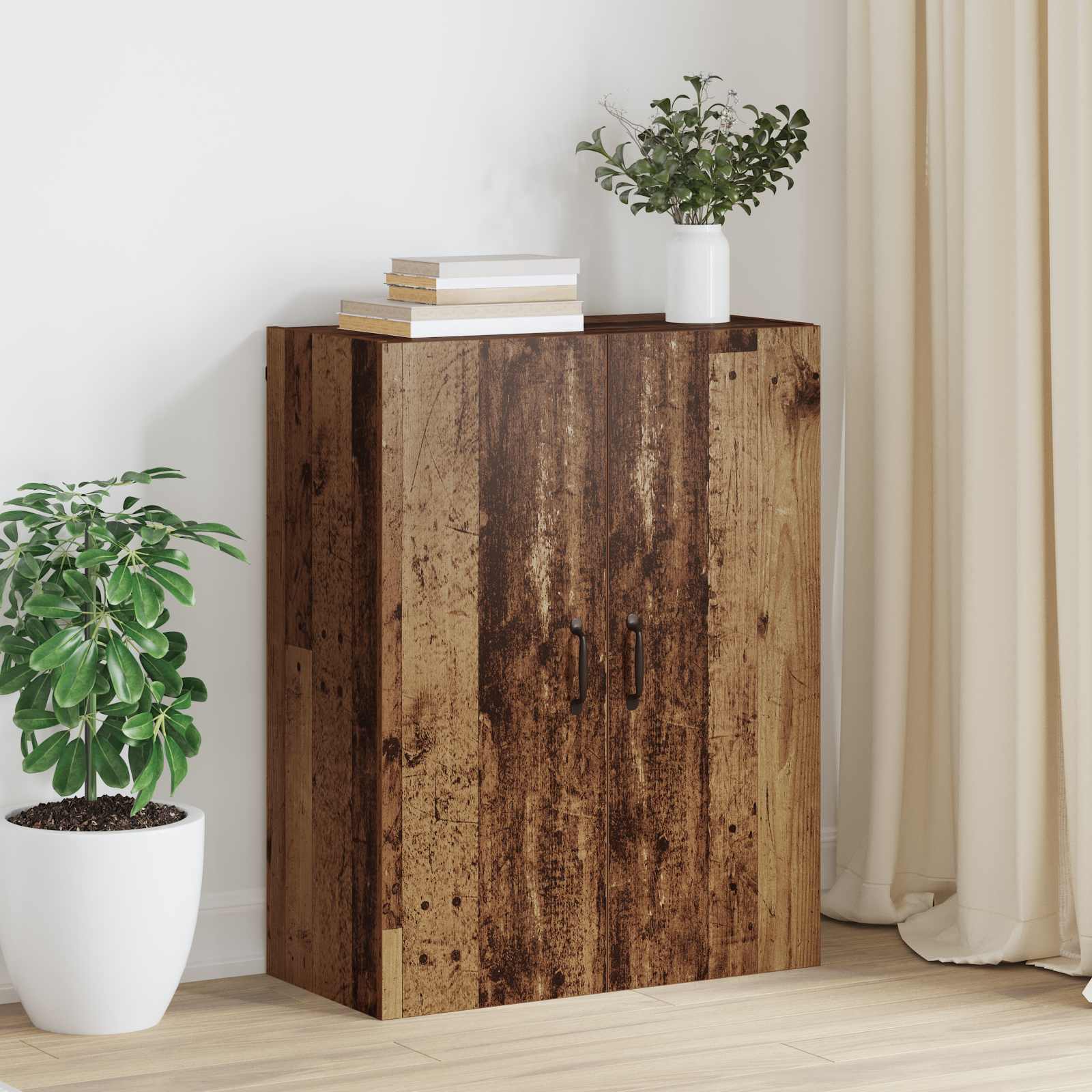 vidaXL Dulap de perete Lemn vechi 69,5 x 34 x 90 cm Lemn compozit