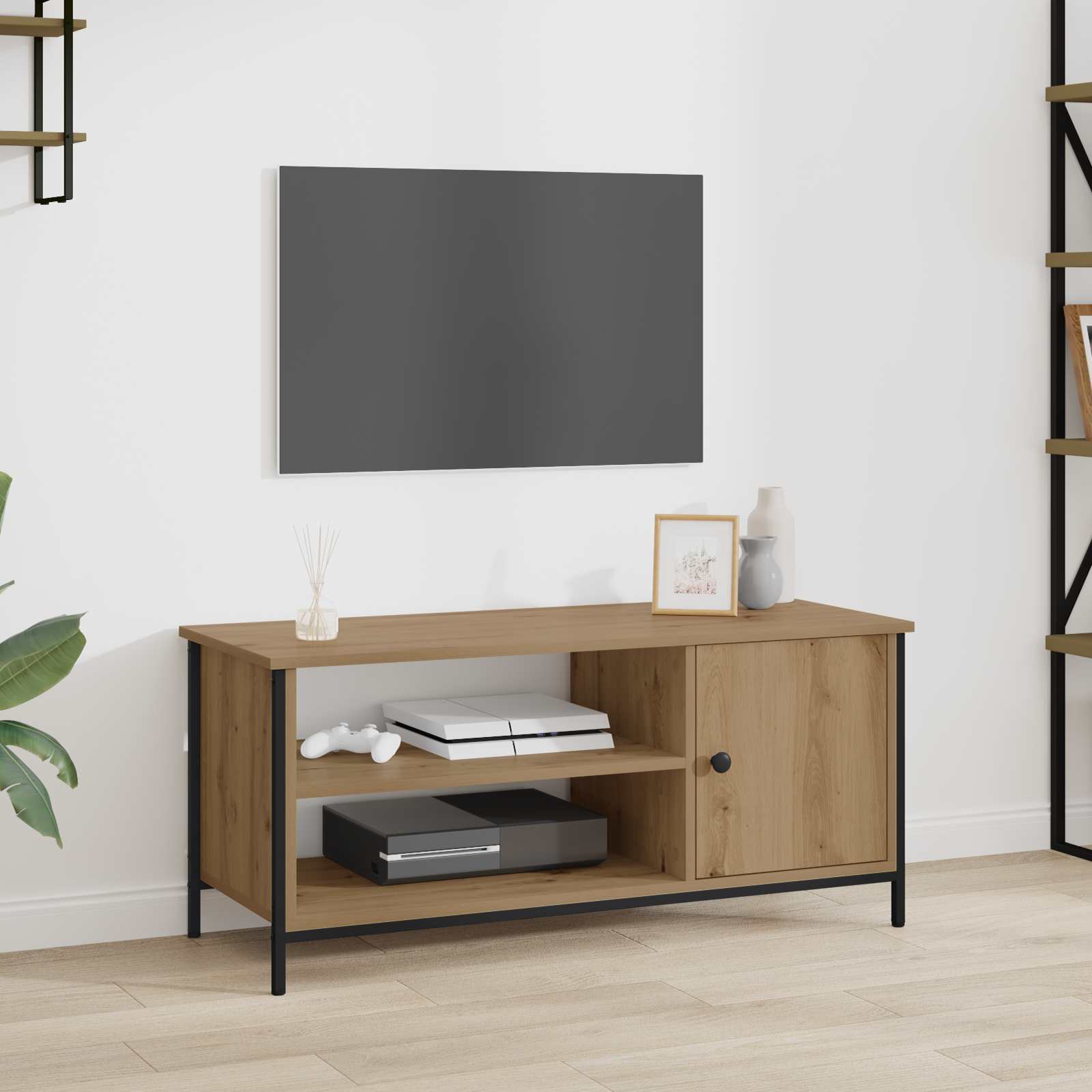 TV-kaappi Artisan tammi 100 x 40 x 45 cm Tekninen puu
