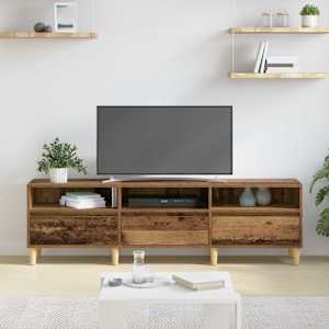 Televizní skříň Staré dřevo 150 x 30 x 45 cm kompozitní dřevo - obrázek 4