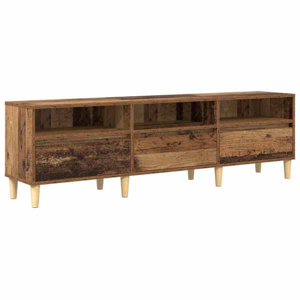 vidaXL Telerikapp 150 x 30 x 45 cm Vana puit Tehispuit