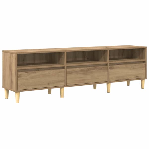 vidaXL Telerikapp 150 x 30 x 45 cm K&auml;sit&ouml;&ouml;puu Tehispuit