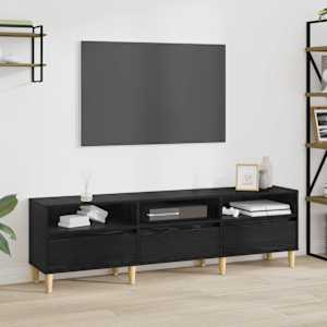 TV omarica Črna Orehovina 150 x 30 x 45 cm Konstruiran les