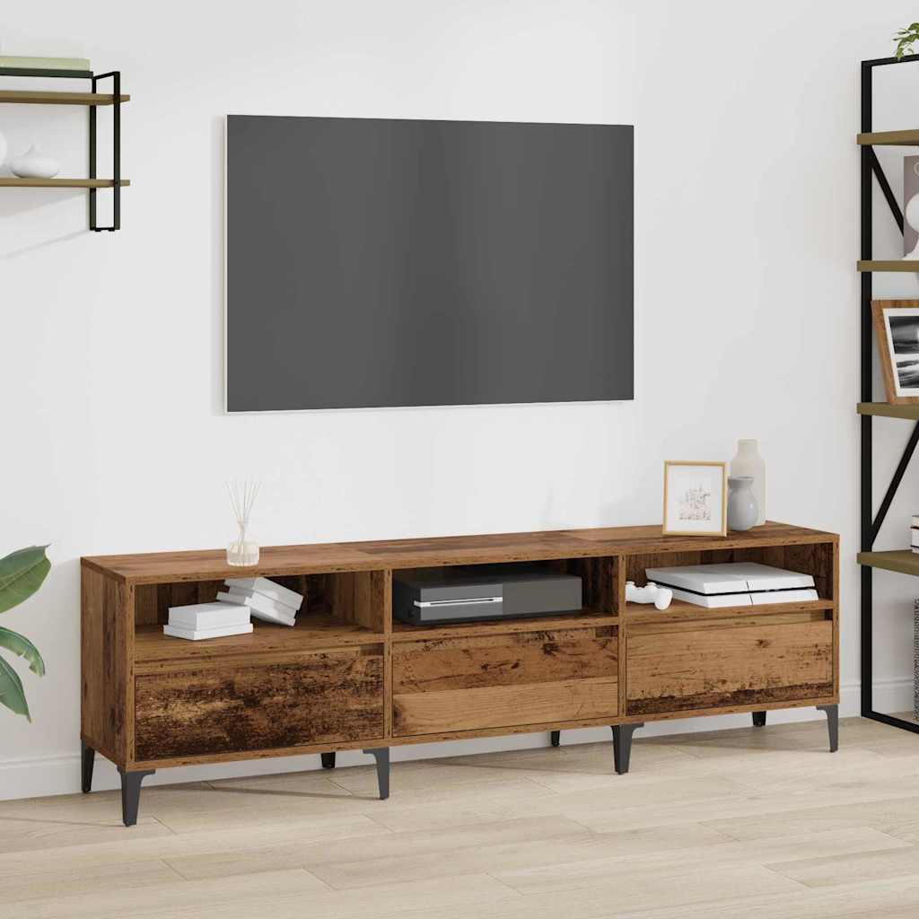 vidaXL Cabinet TV Lemn vechi 150 x 30 x 44.5 cm Lemn compozit