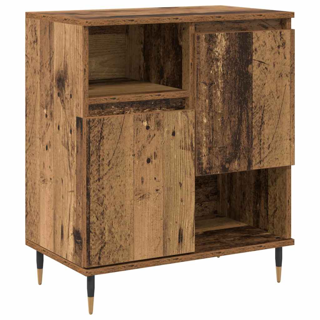  vidaXL Széf Régi fa 60 x 35 x 70 cm Faanyag akciós termékkép 1