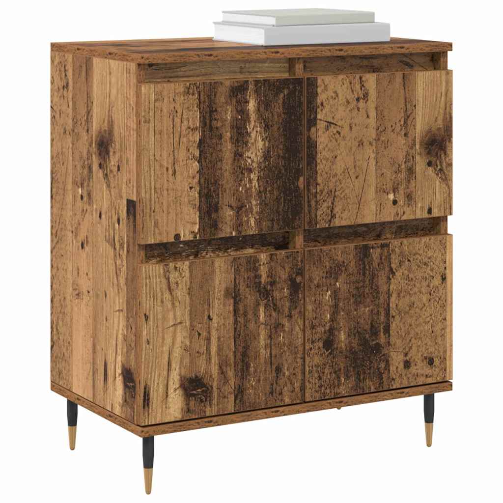 vidaXL Dressoir met opslag met de deur Bruin 60 x 35 x 70 cm Bewerkt hout
