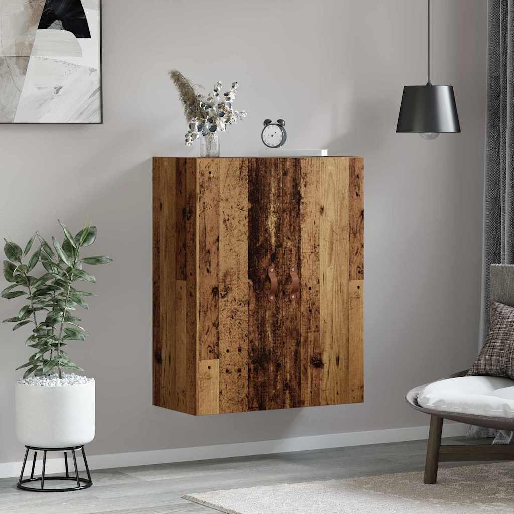 Fali szekrény Falra szerelhető Barna 69.5 x 34 x 90 cm Faanyag 