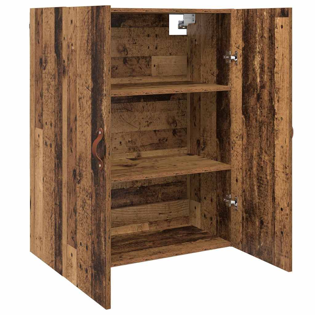 Fali szekrény Falra szerelhető Barna 69.5 x 34 x 90 cm Faanyag 