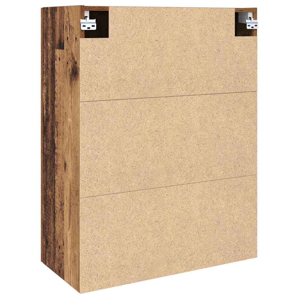 Fali szekrény Falra szerelhető Barna 69.5 x 34 x 90 cm Faanyag 